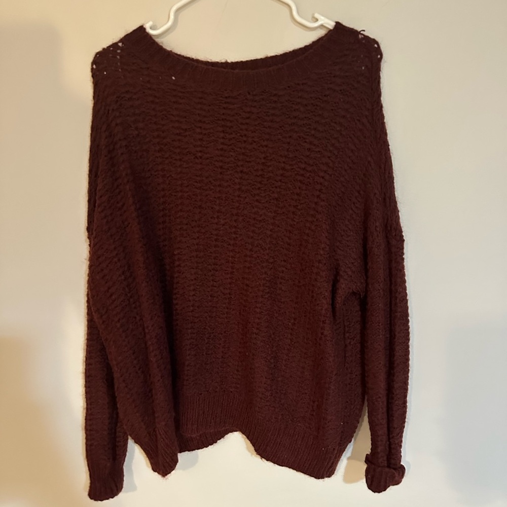 Women's Maroon Sweater